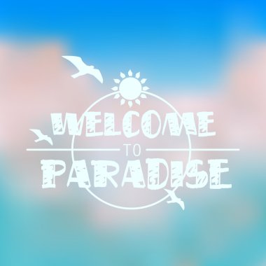 hipster yaz arka plan bulanık