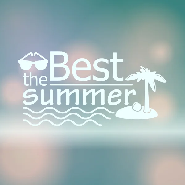 Blurred hipster summer background — Stock Vector