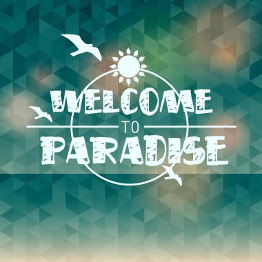 üçgenler ve metin yaz arka plan