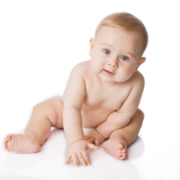 Baby boy isolated Stock Photo