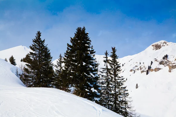 Winterlandschap. winter bergen landschap. mooie winter — Stockfoto