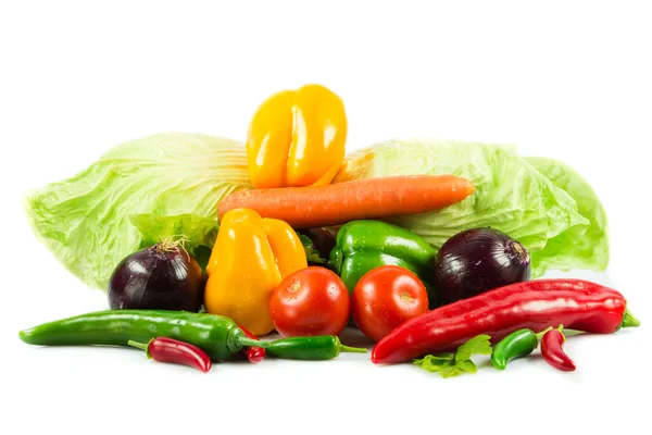 Fresh vegetable isolated on white background. Healthy Eating. S — Stock Photo, Image