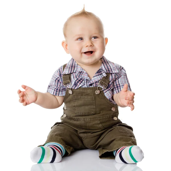 Baby boy isolated Stock Image
