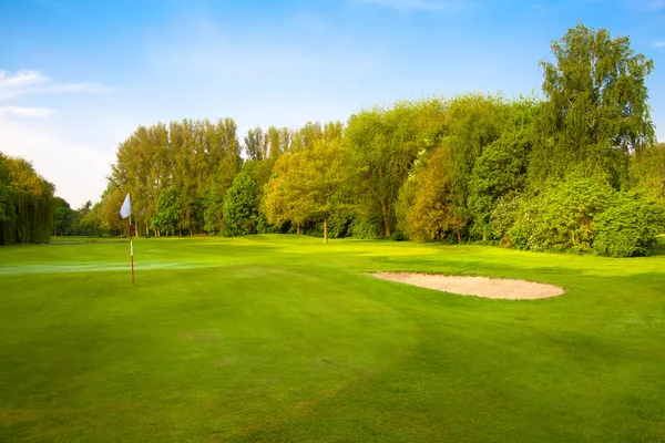 Golfplatz. lizenzfreie Stockfotos