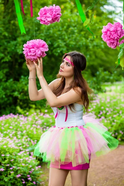 Sommermädchenporträt. schönes Mädchen. — Stockfoto