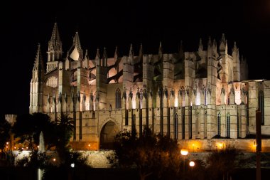 Palma de Mallorca Katedrali Gece Görüşü