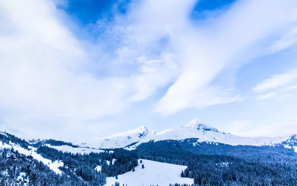 Montagne invernali . — Foto Stock