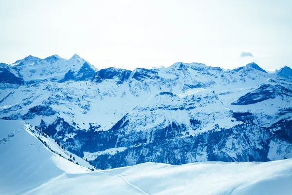 Vintern berg. — Stockfoto
