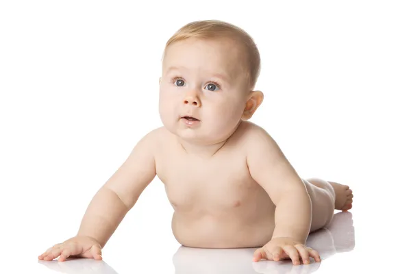 Izole erkek bebek — Stok fotoğraf