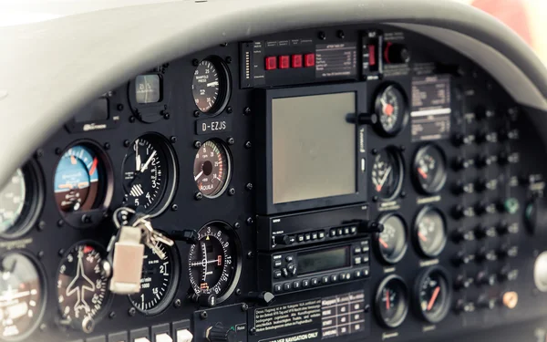 Interior do avião — Fotografia de Stock