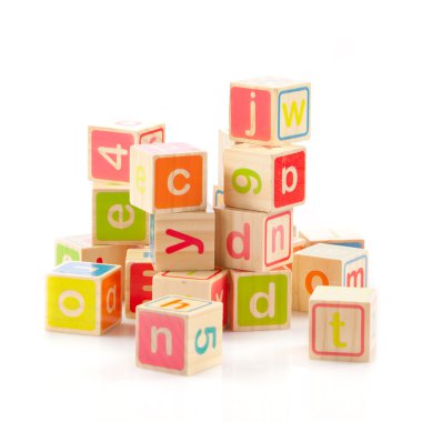 harflerle alfabeyi küpleri