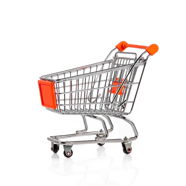 Shopping Cart Isolated on white. — Stock Photo, Image