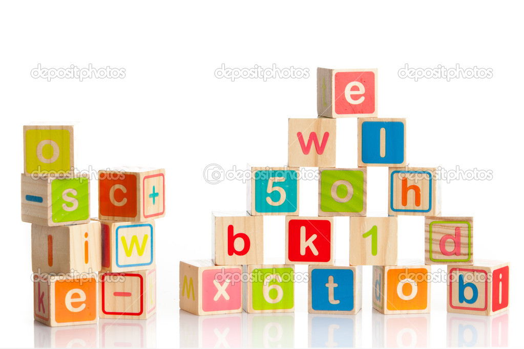 toy blocks with letters