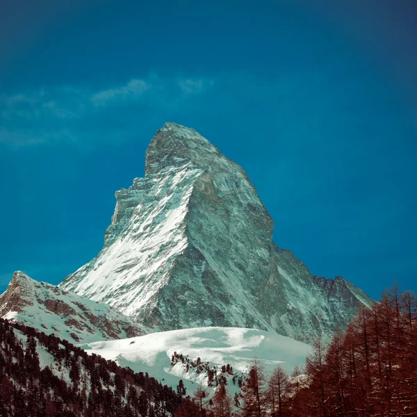 O Matterhorn na Suíça — Fotografia de Stock