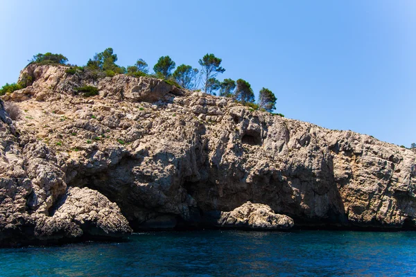 Mallorca ön. Canyon och kusten — Stockfoto