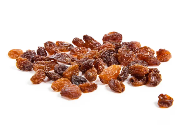 Raisins isolated on white background — Stock Photo, Image