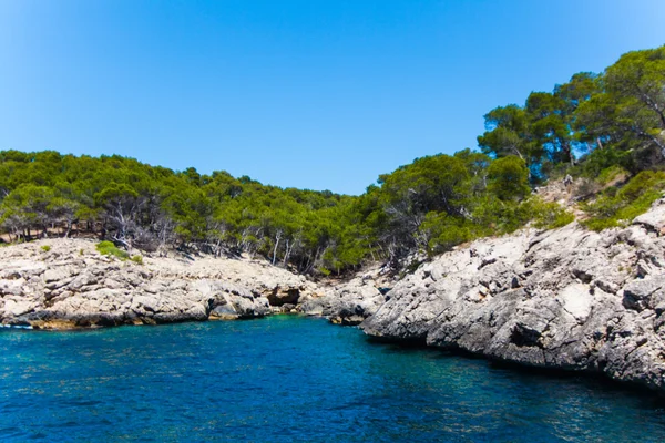 Ilha de Maiorca. Desfiladeiro e costa — Fotografia de Stock