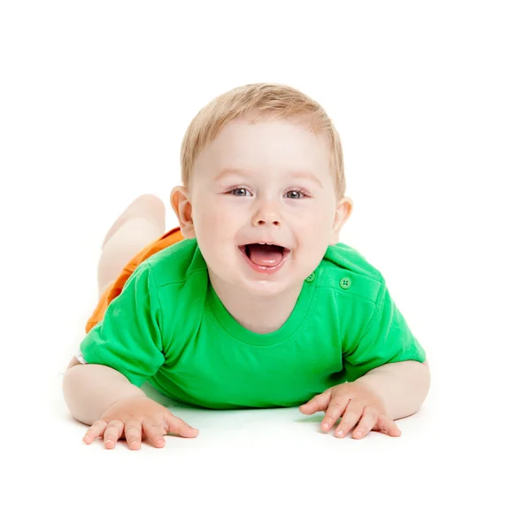 Bebé niño aislado . — Foto de Stock