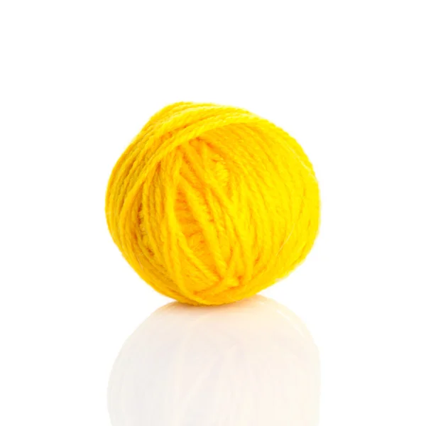Orange yarn ball over white Stock Photo by ©ivelin 1783561