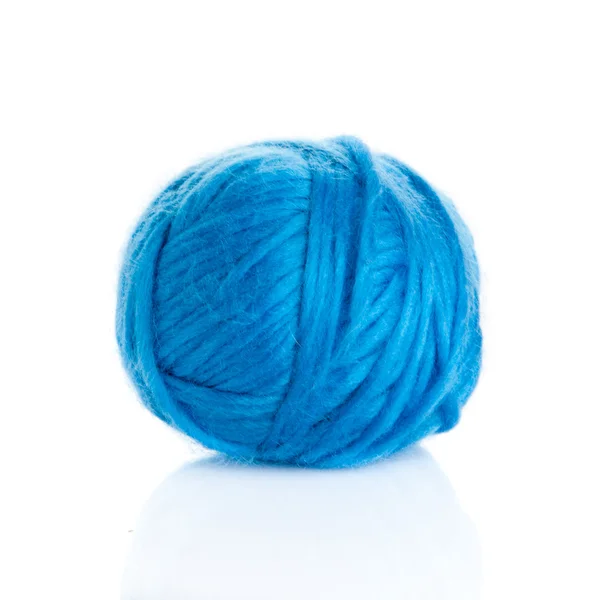 Ball of yarn on white background — Stock Photo, Image