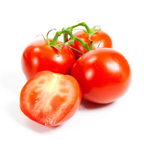 Tomaten op wijnstok — Stockfoto