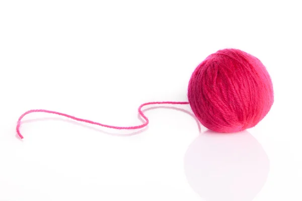 Bola de fios para tricotar — Fotografia de Stock