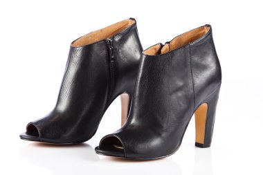 beyaz izole kadın ayakkabıları. güzel kadın ayakkabı