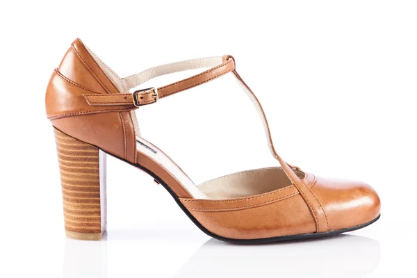 Kvinna skor isolerade på vitt. trevlig kvinna skor — Stockfoto