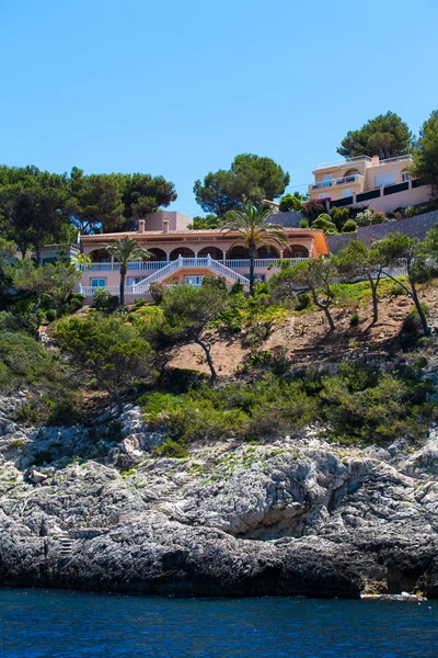 Vista da costa de Maiorca, ilhas baleares, Espanha — Fotografia de Stock