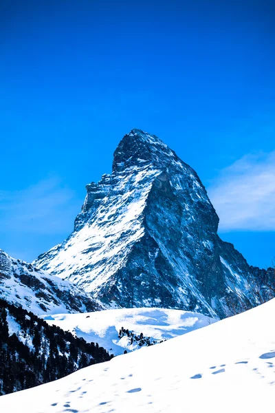 O Matterhorn na Suíça — Fotografia de Stock