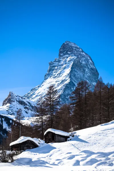 O Matterhorn na Suíça — Fotografia de Stock