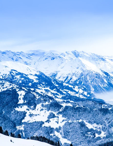 Winter landscape. Alpine Alps mountain landscape — Stock Photo, Image