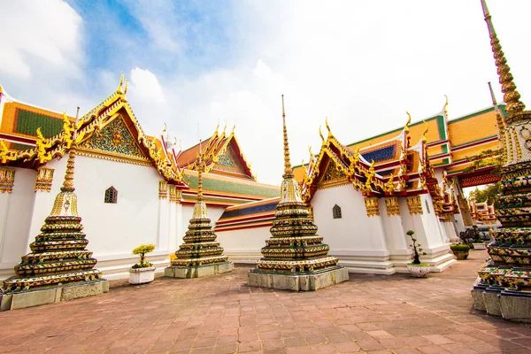 Wat pra kaew, grote paleis, bangkok, thailand. — Stockfoto