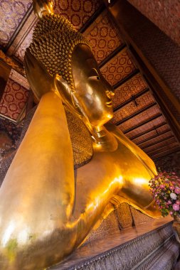 altın büyük Buda yüzüne wat pho