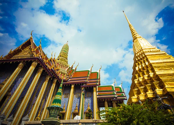 Wat pra kaew, Gran palacio —  Fotos de Stock