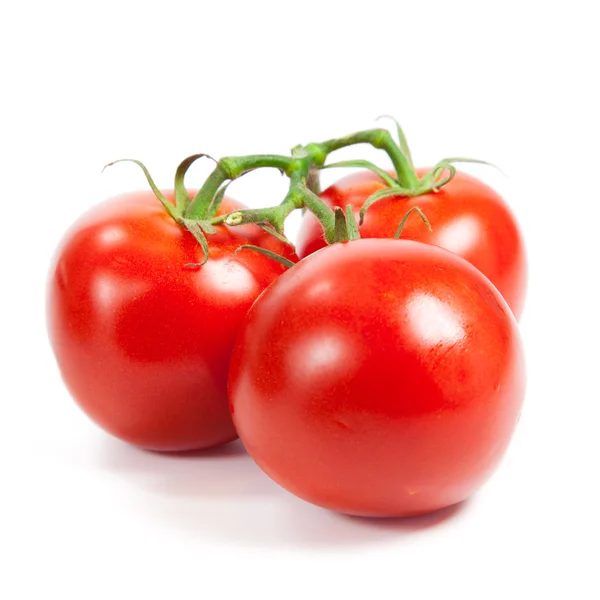 Three fresh tomatoes — Stock Photo, Image