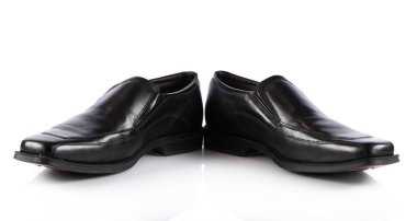 erkek ayakkabıları. Beyaz arka plan üzerinde izole Erkek Ayakkabı