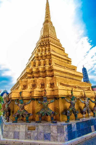 Wat pra kaew, grand palace, bangkok, Tajlandia. — Zdjęcie stockowe