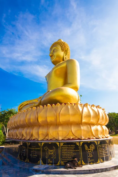 Goldbuddha. Thailand. — Stockfoto