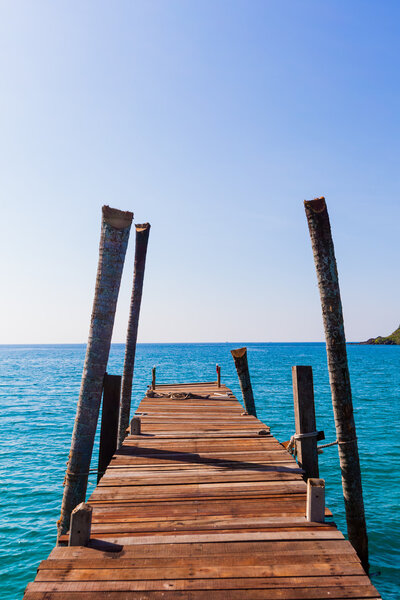 Wooden pathway