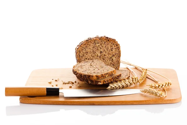 Хліб з цільної пшениці . — стокове фото