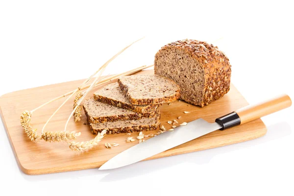 Bread isolated on white background — Stock Photo, Image