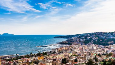 Napoli harika görünümü. 
