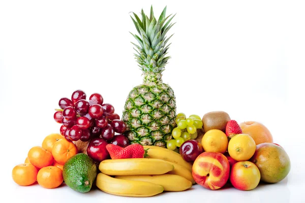 Fruits isolated on a white background — Stock Photo, Image