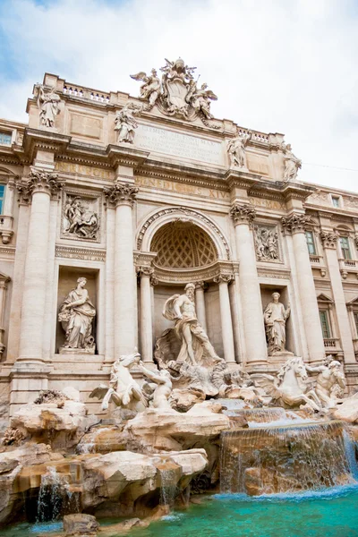 Fountain di Trevi στη Ρώμη, Ιταλία — Φωτογραφία Αρχείου