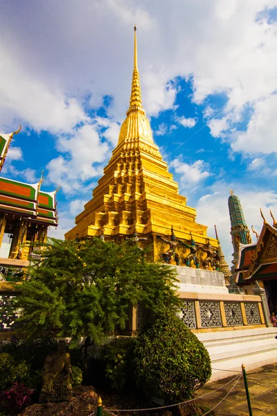 Wat phra kaeo. Bangkok, Thajskoワットプラケオ。バンコク、タイ. — Stock fotografie