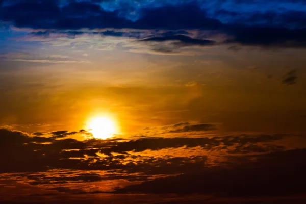 Céu do pôr do sol — Fotografia de Stock