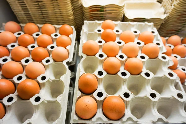 Huevos del mercado — Foto de Stock