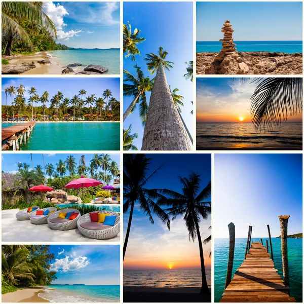 Imágenes de playa de verano. naturaleza y fondo de viaje (mis fotos ) — Foto de Stock