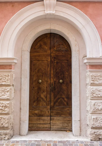 Legno vecchia porta — Foto Stock